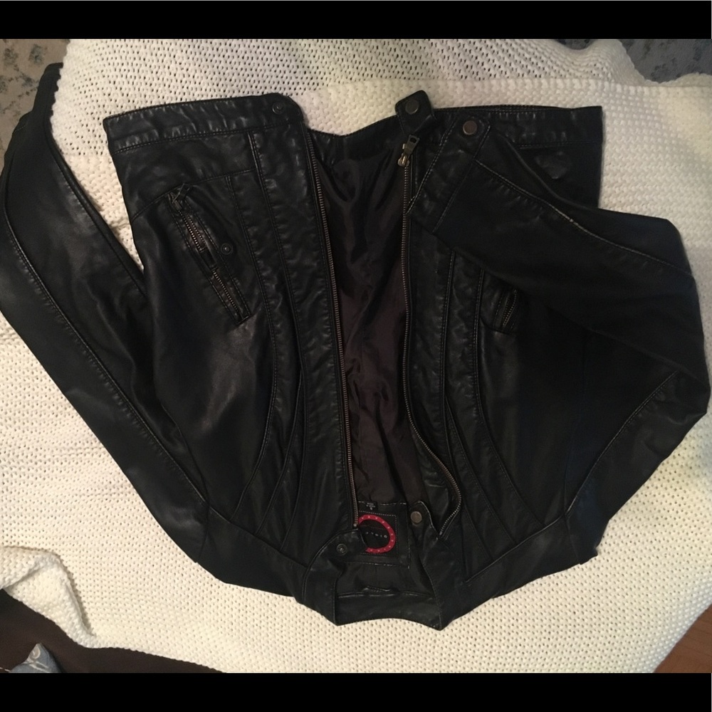 Black Pleather Jacket